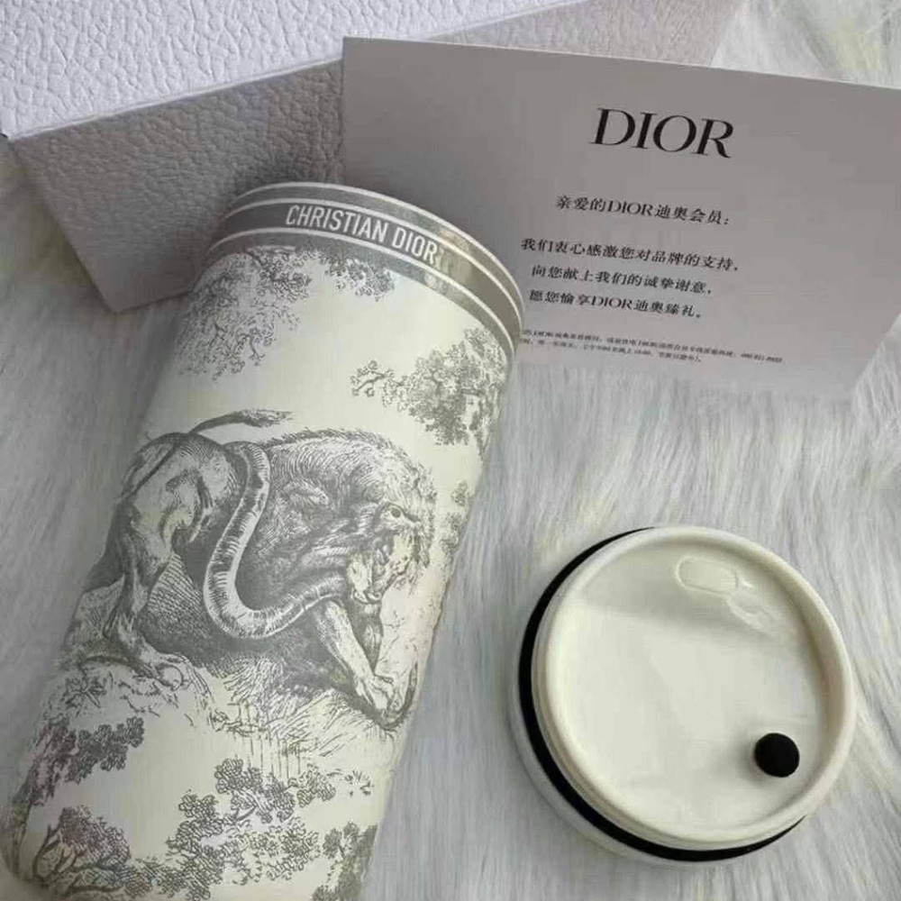 Christian Dior Lion Print Hot/cold Cup - Picture 4 of 6